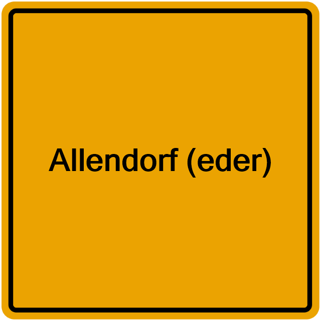 Einwohnermeldeamt24 Allendorf (eder)